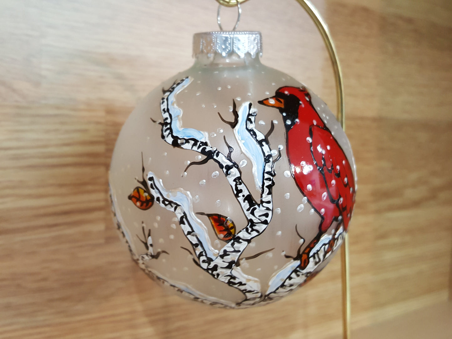 Boule de Noël cardinal
