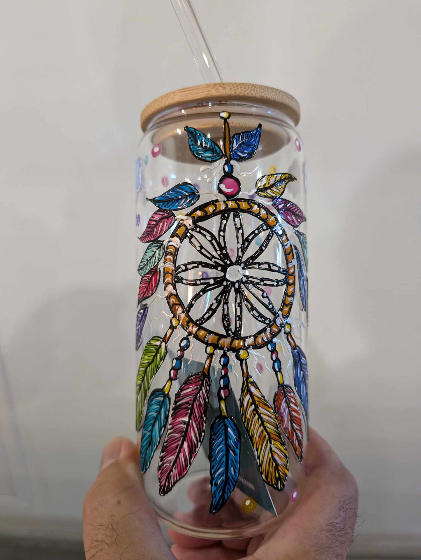 Verre canette Capteur de rêves