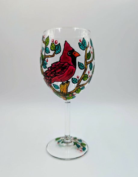 Coupe à vin cardinal * Prête à partir *