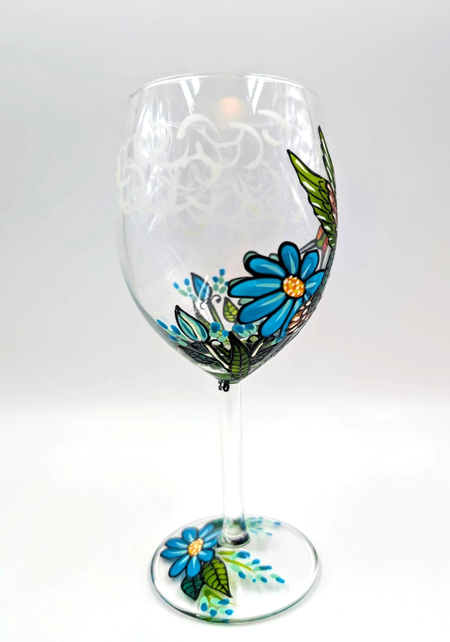 Coupe à vin colibri - frioritures guirly