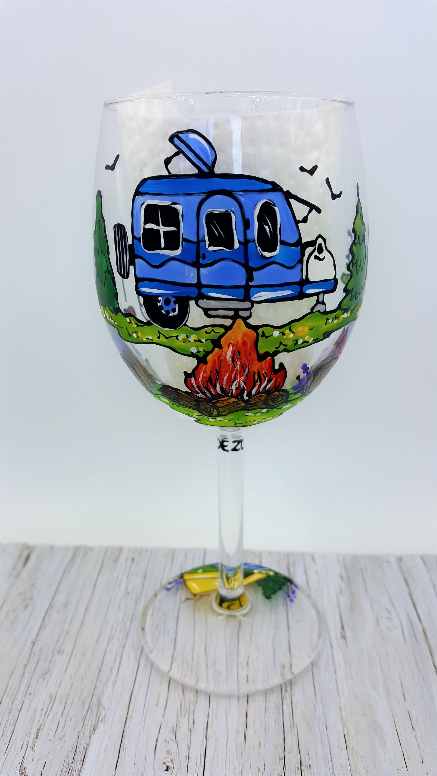 Coupe à vin camping