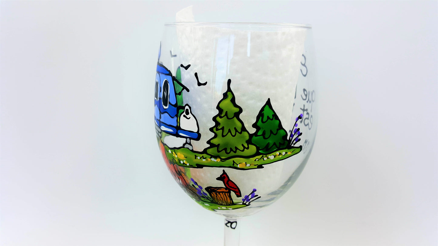 Coupe à vin camping