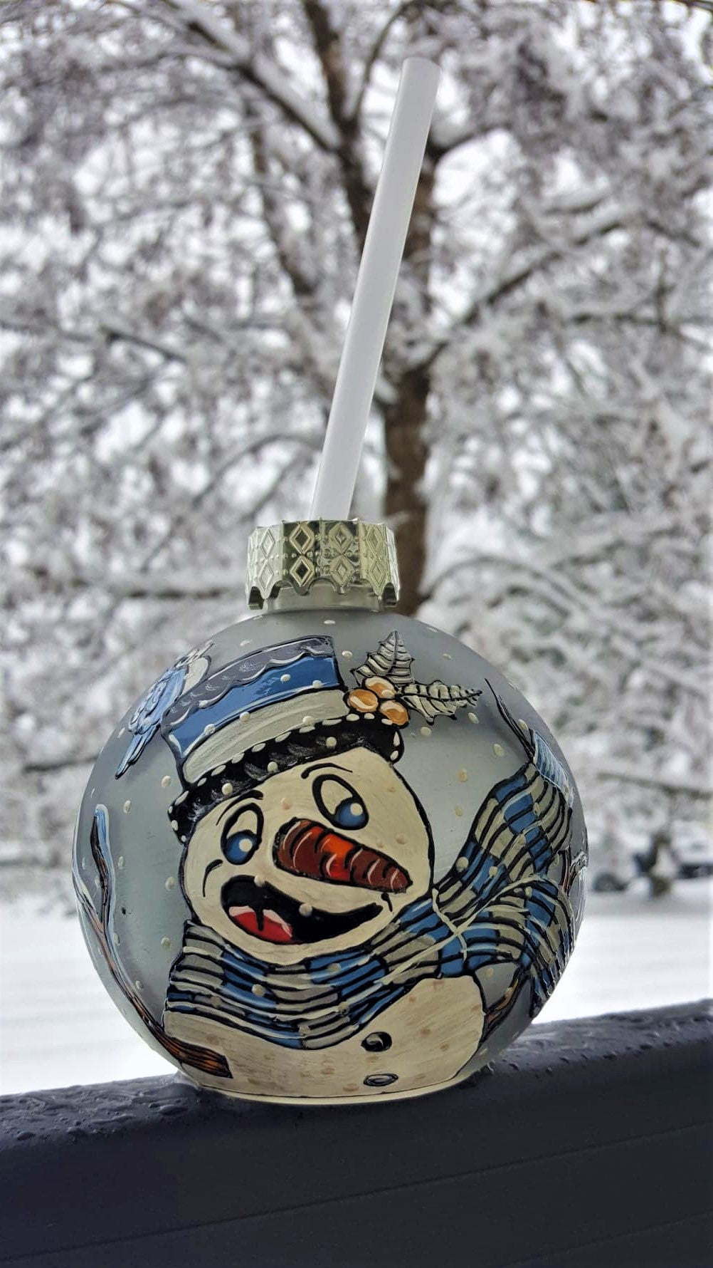 Boule cocktail bonhomme de neige Doux flocons