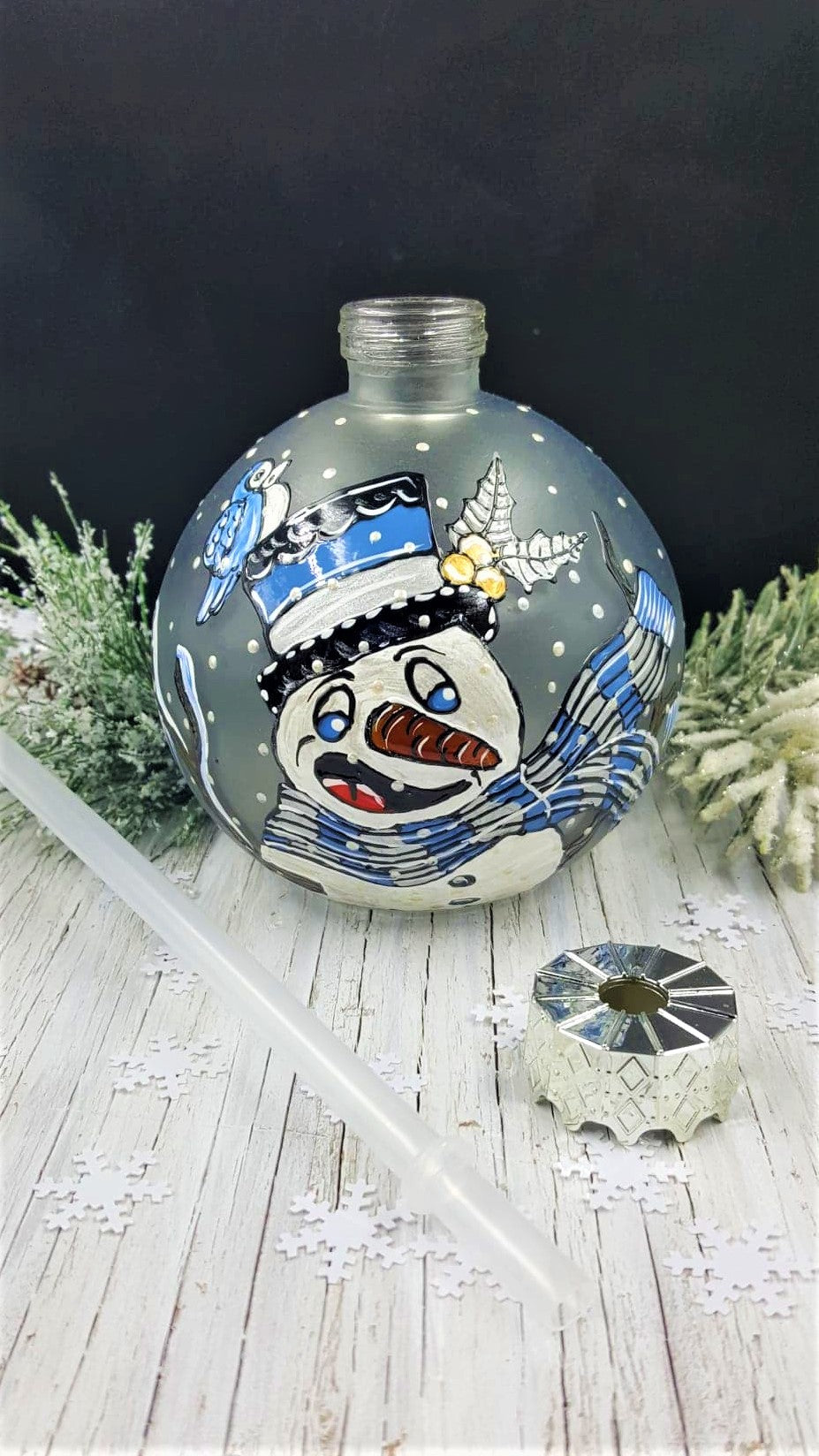 Boule cocktail bonhomme de neige Doux flocons