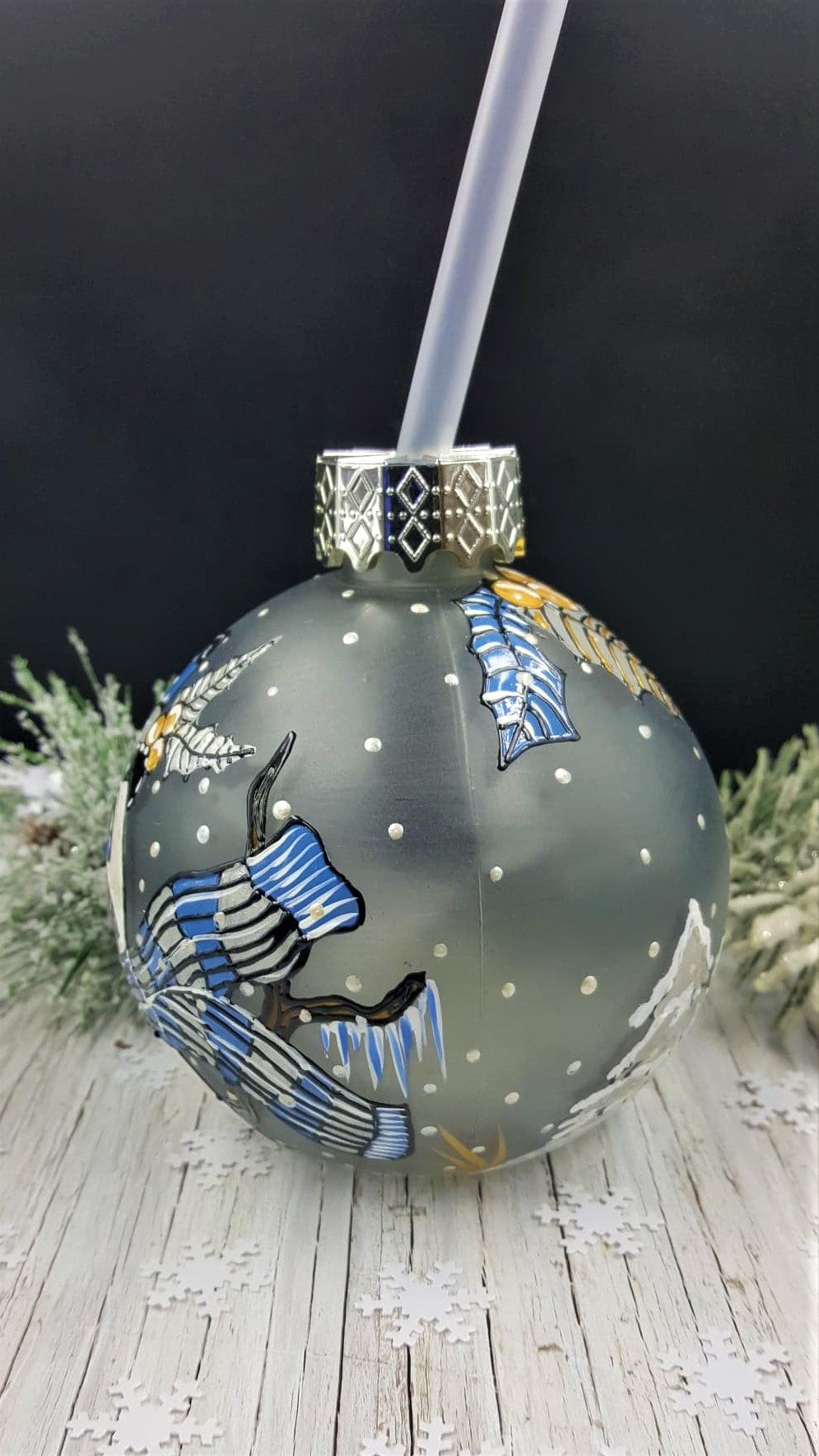 Boule cocktail bonhomme de neige Doux flocons