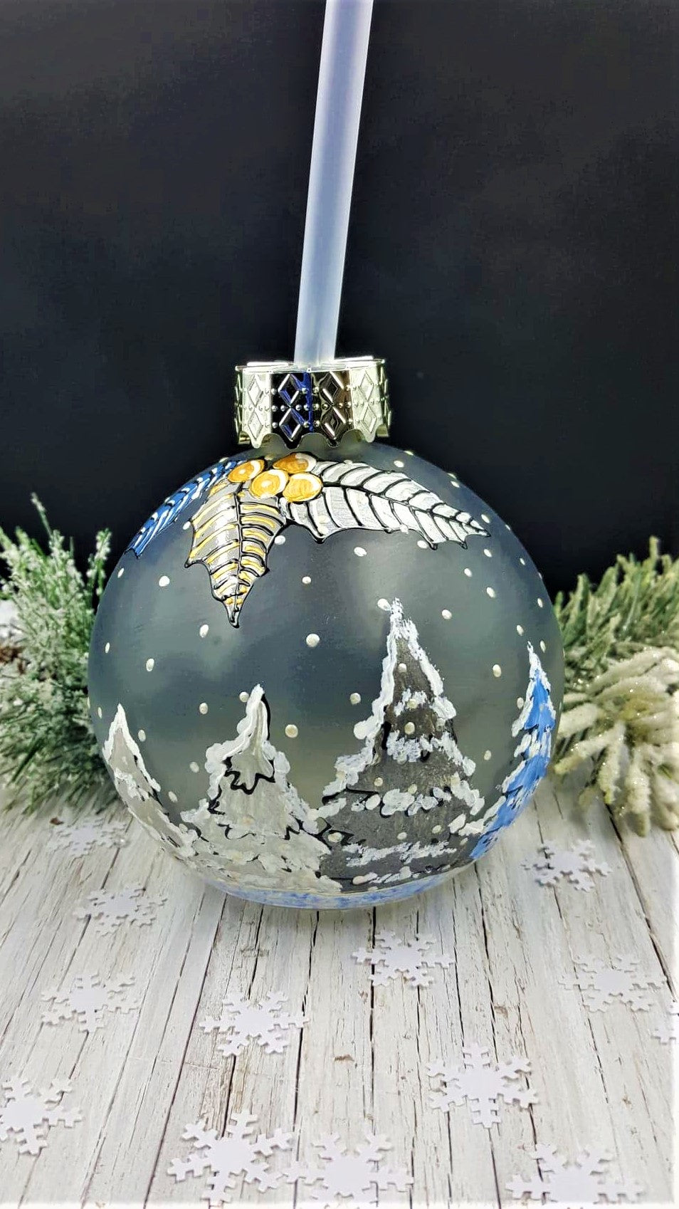 Boule cocktail bonhomme de neige Doux flocons