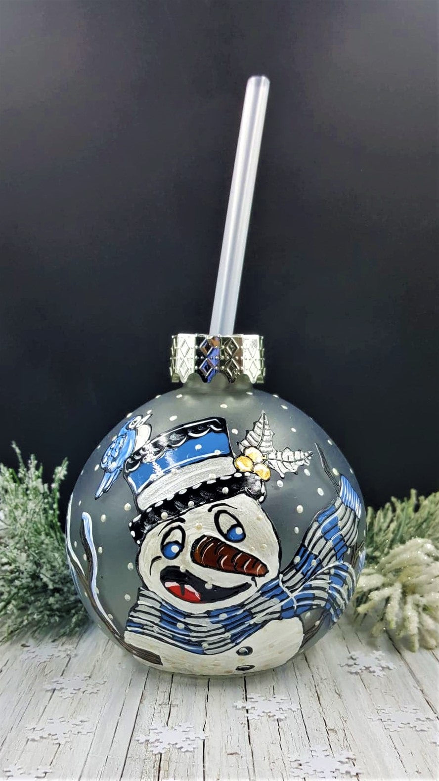 Boule cocktail bonhomme de neige Doux flocons