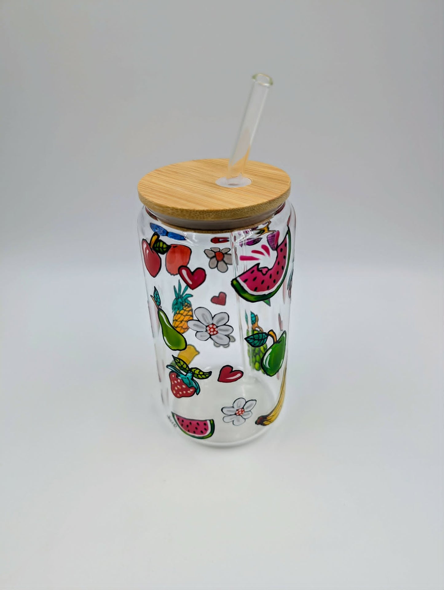 Verre canette fruits mélangés, verre 16 onces (473 ml)