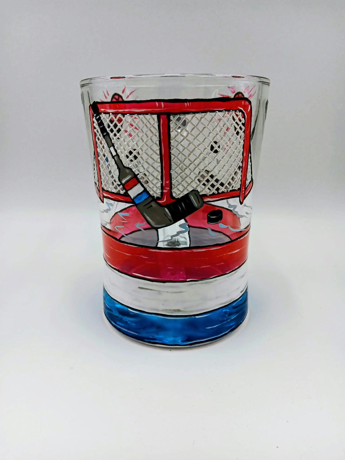 Bock à bière hockey, cadeau fan hockey, 20 onces, peint à la main