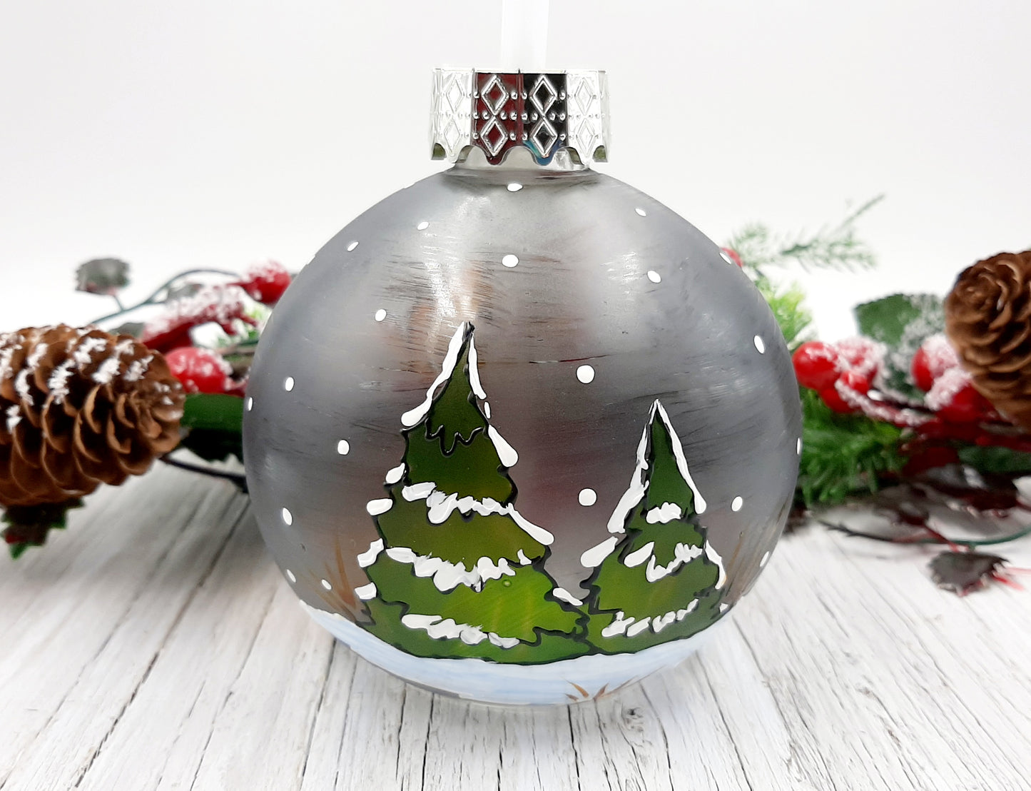 Boule cocktail Père Noël et renne