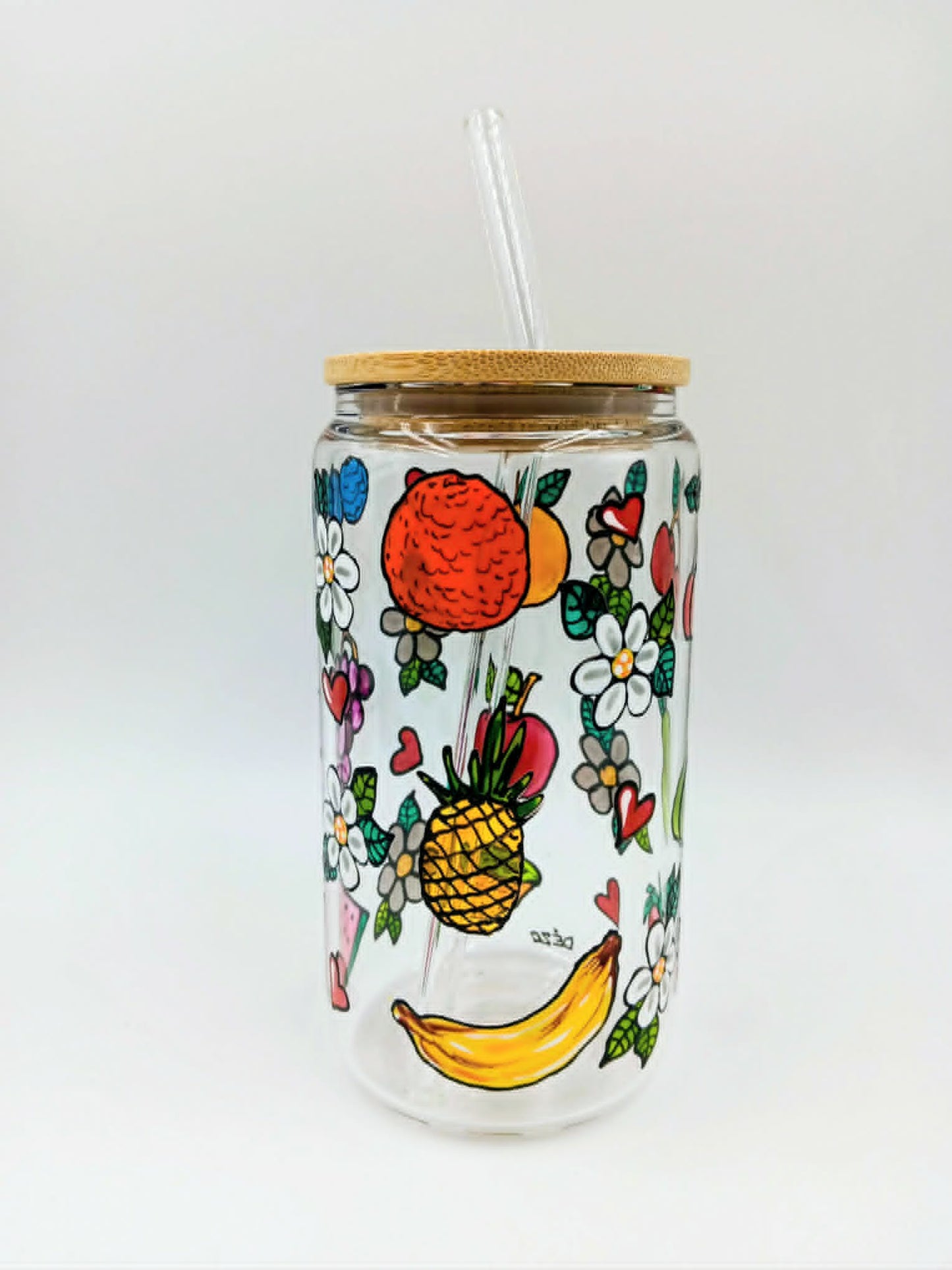 Verre canette fruits en folie, verre 16 onces (473 ml)