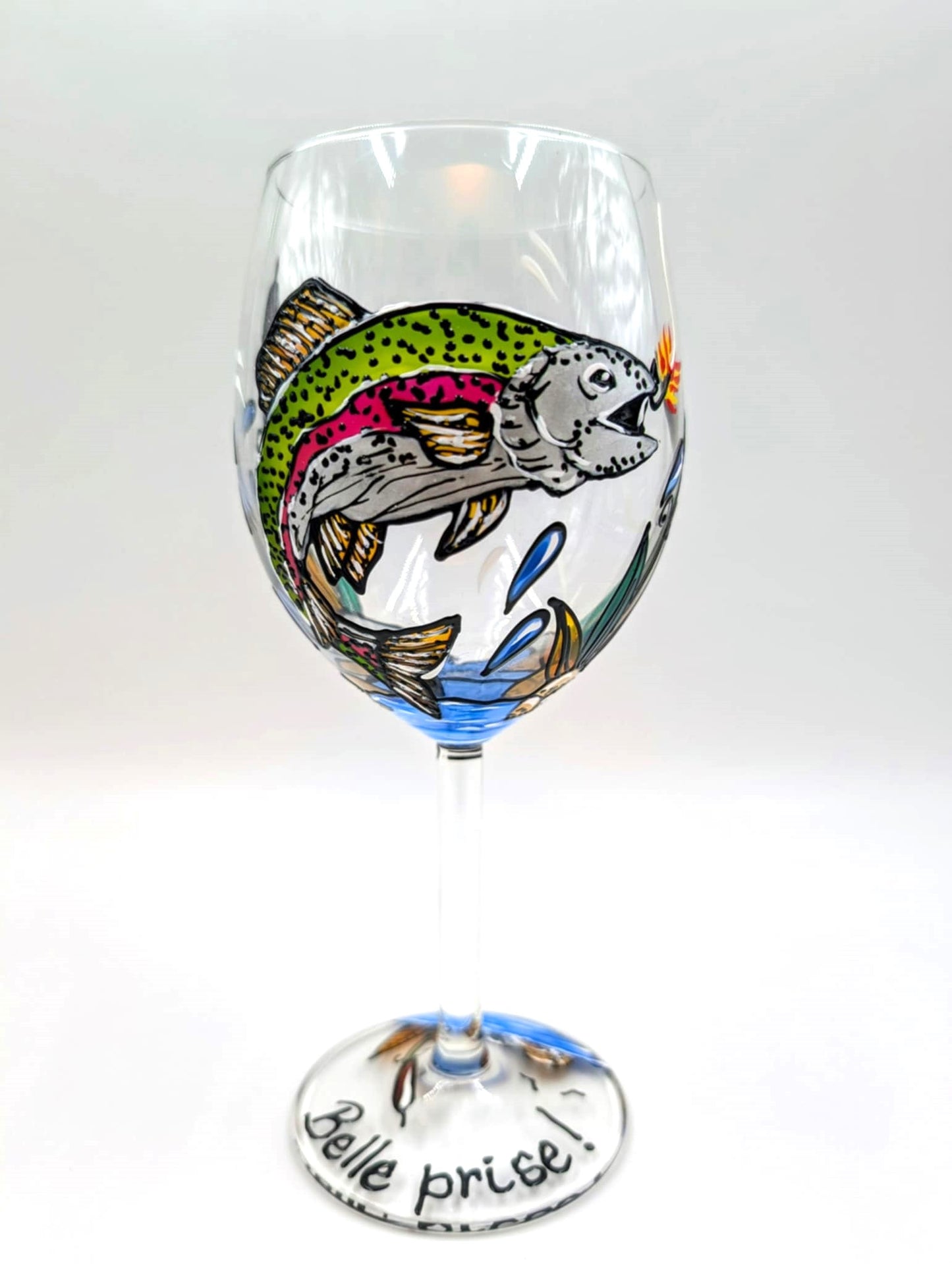 Coupe à vin Truite