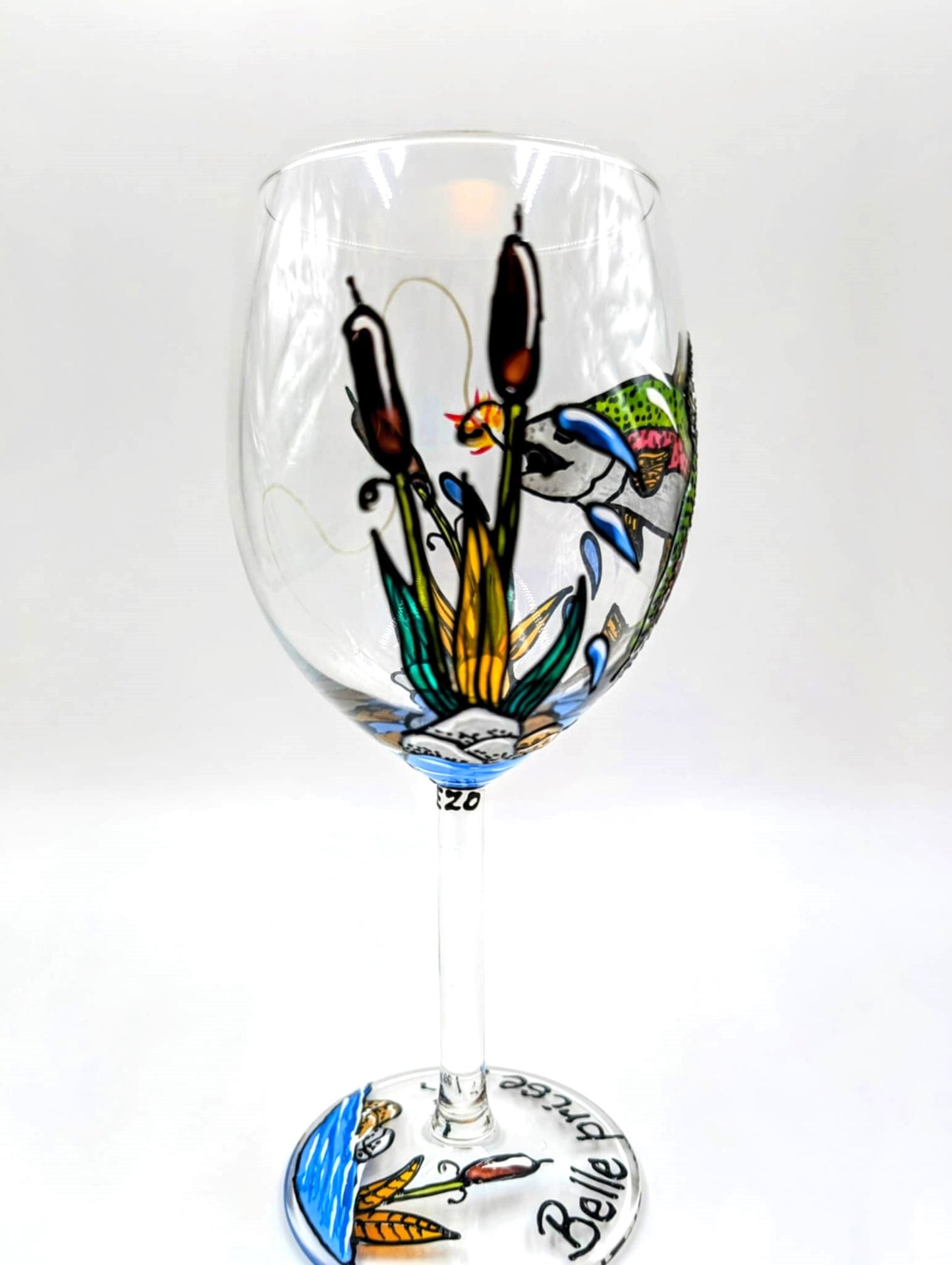 Coupe à vin Truite