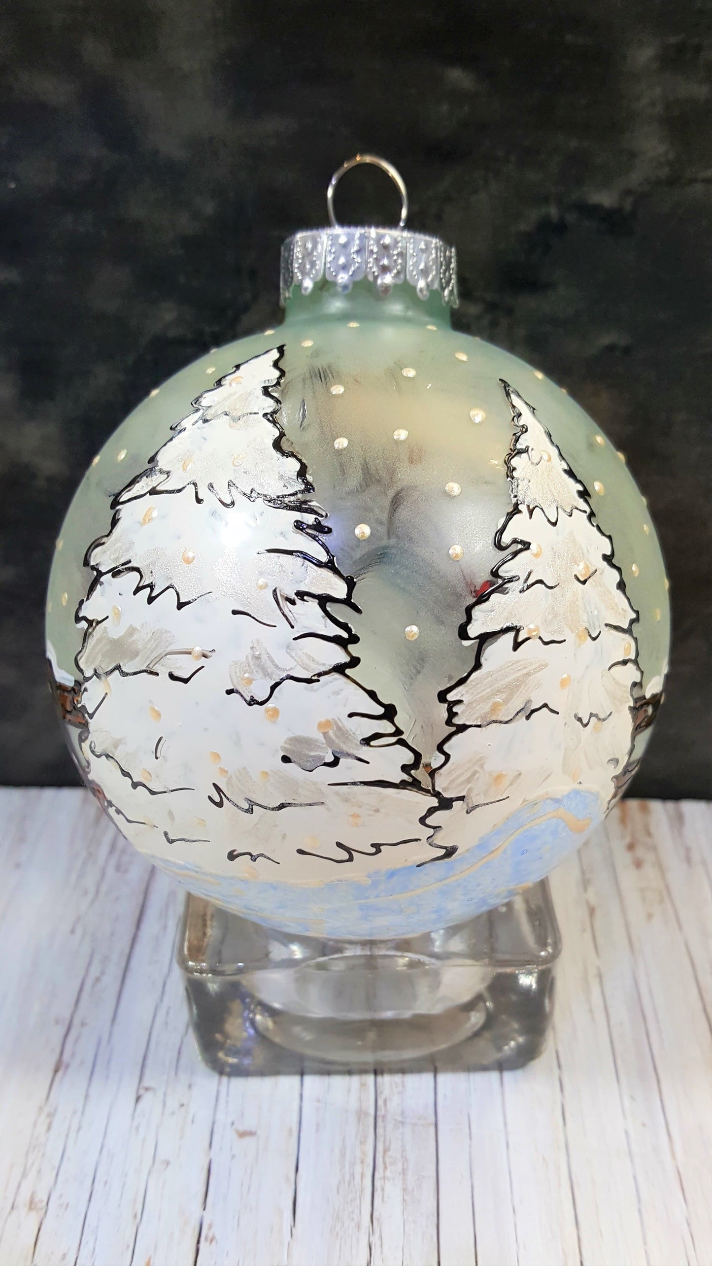 Boule de Noël bonhomme de neige