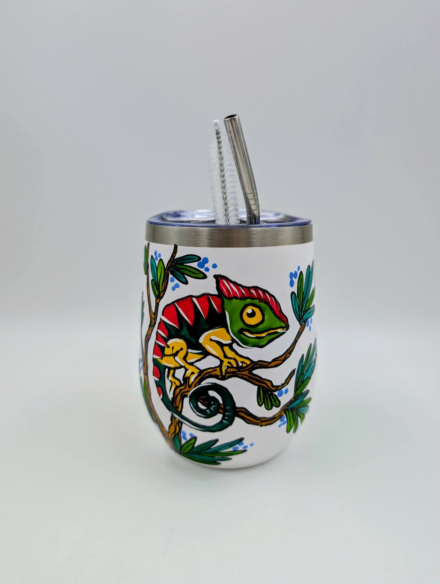 Gobelet isotherme Caméléon ** Prêt à partir ** 12 onces