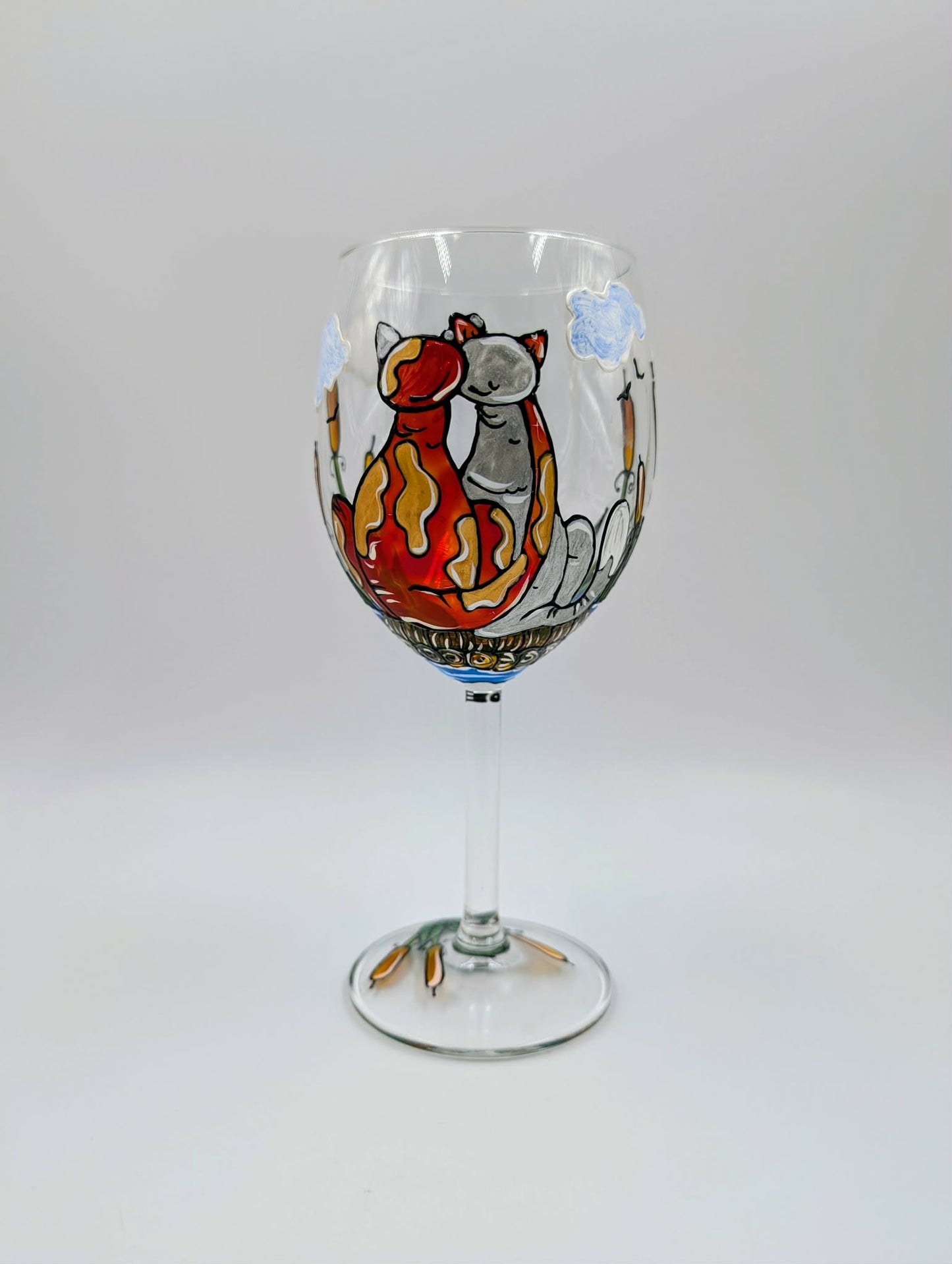 Coupe chats amoureux * Prête à partir *