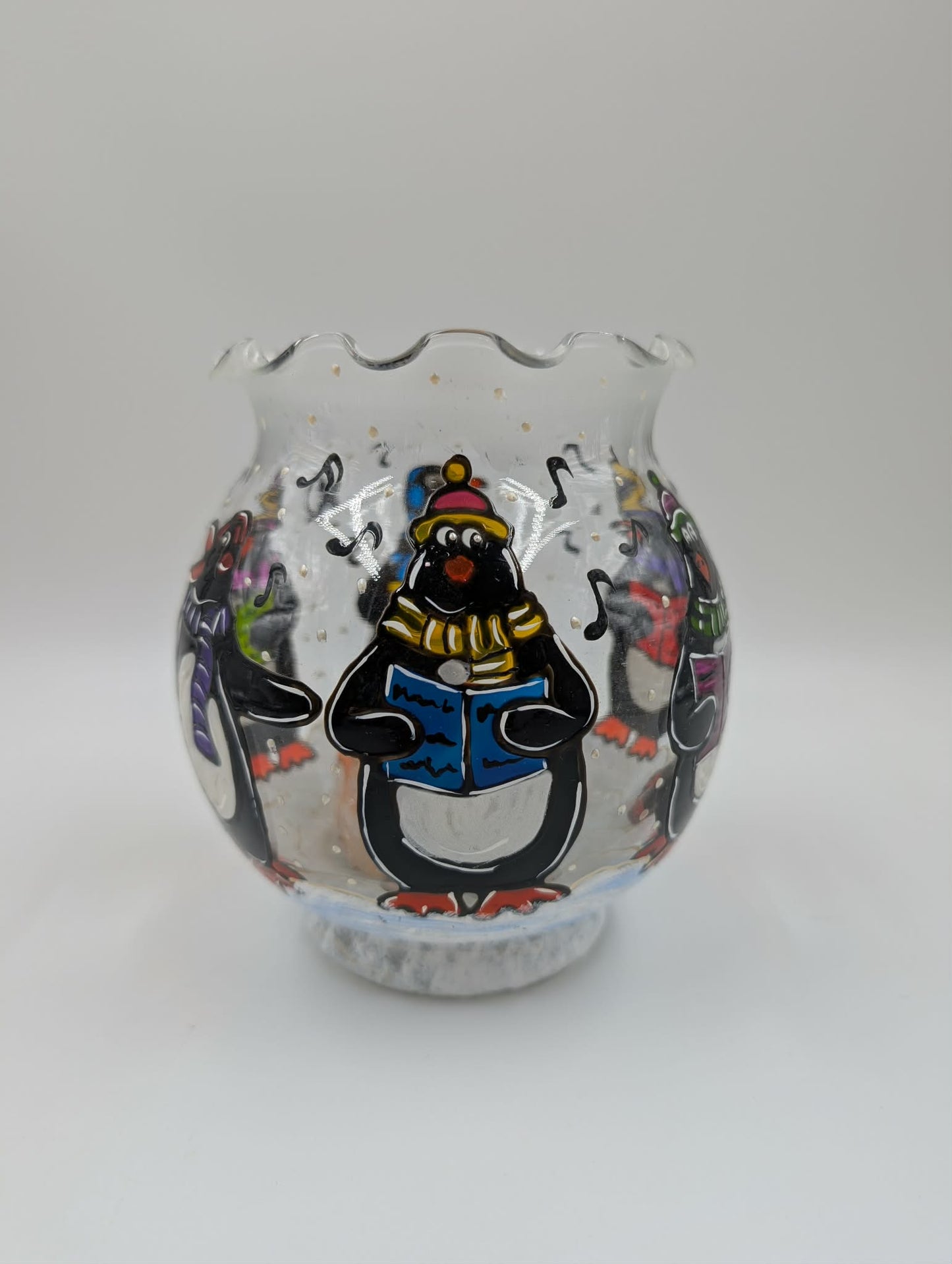 Chandelier frisé Chorale de pingouins ** Prêt à partir **