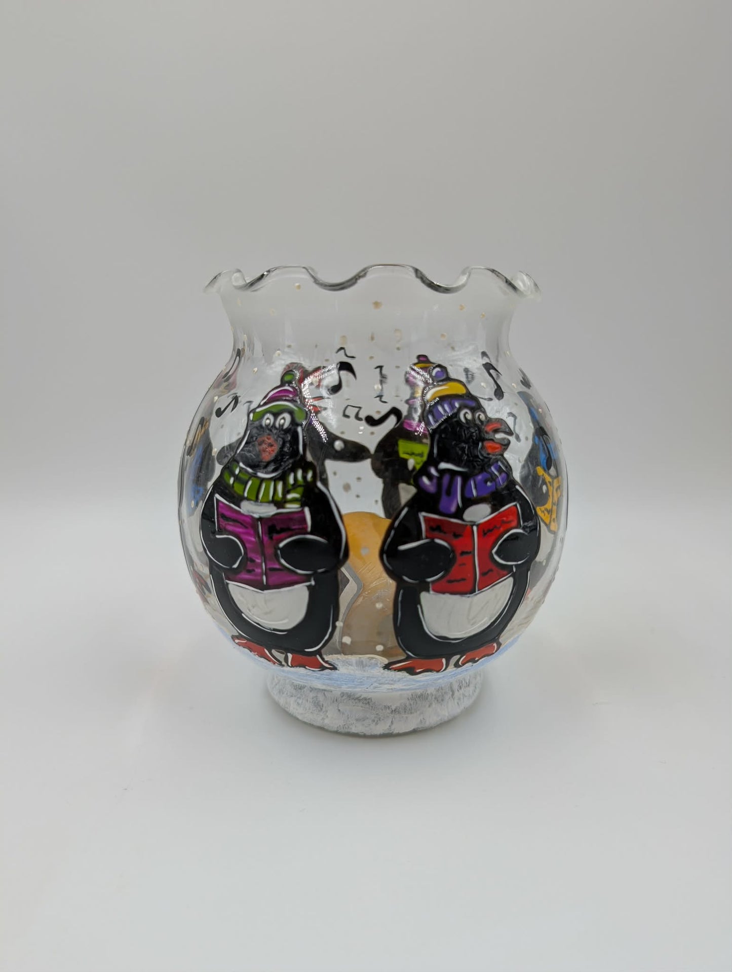 Chandelier frisé Chorale de pingouins ** Prêt à partir **