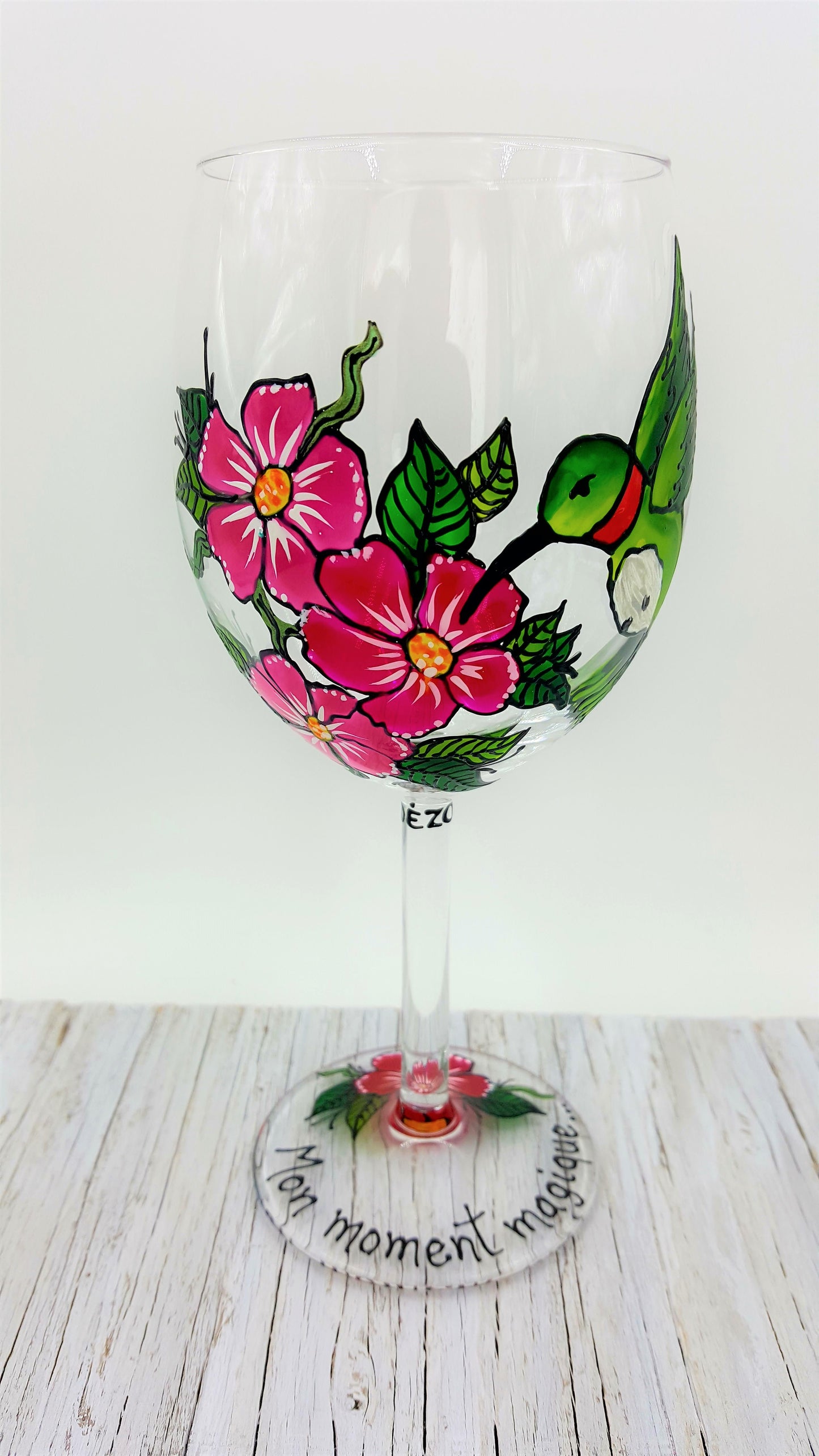 Coupe à vin colibri