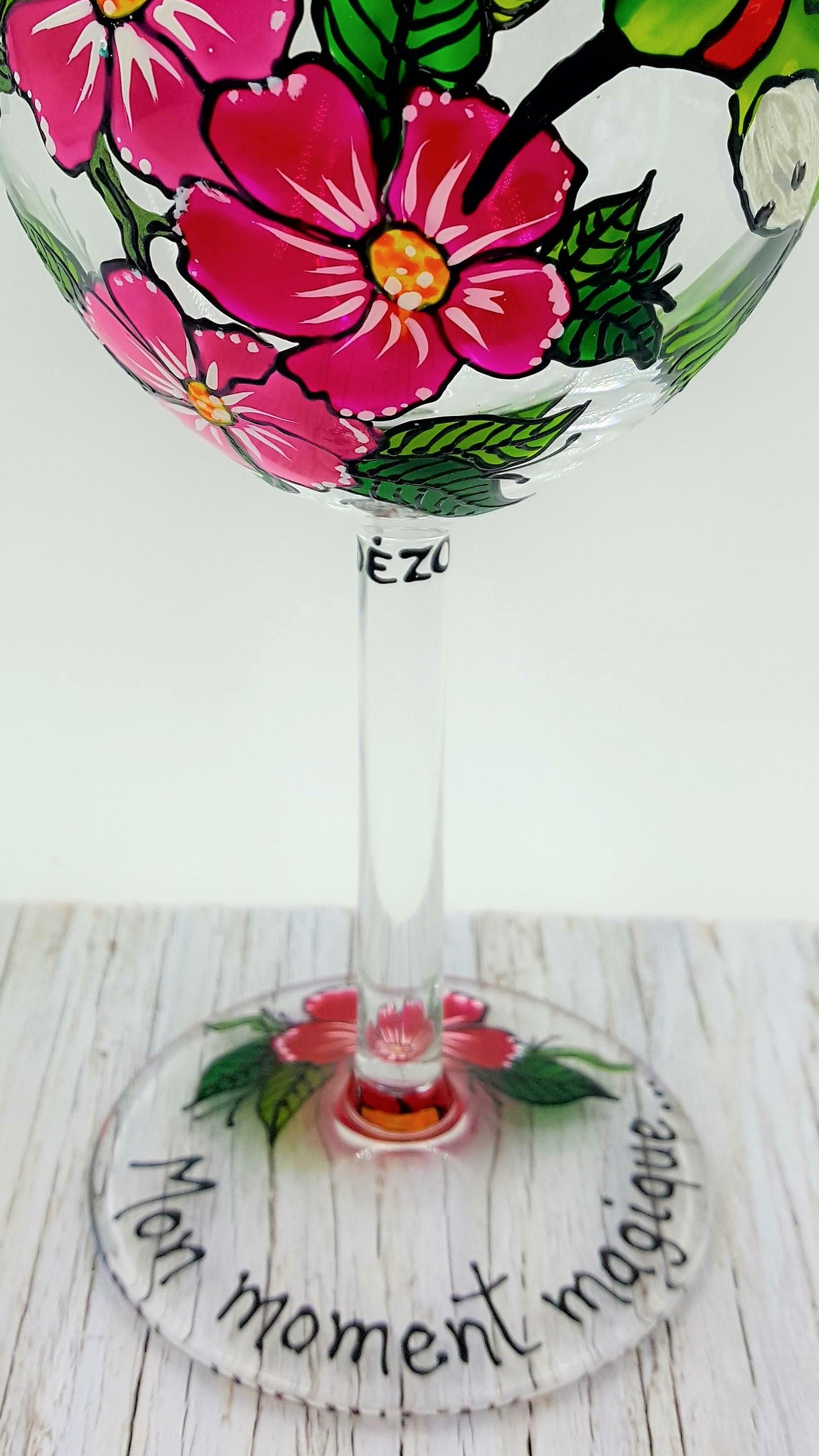 Coupe à vin colibri