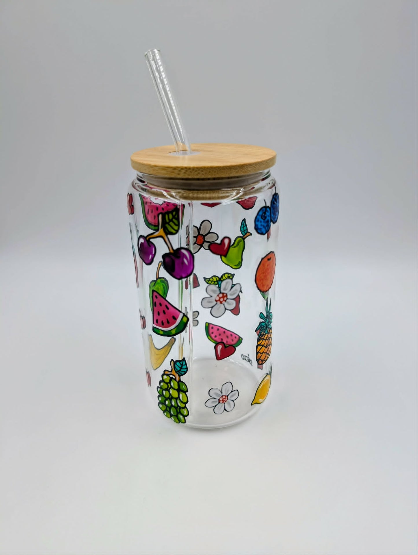 Verre canette fruits mélangés, verre 16 onces (473 ml)