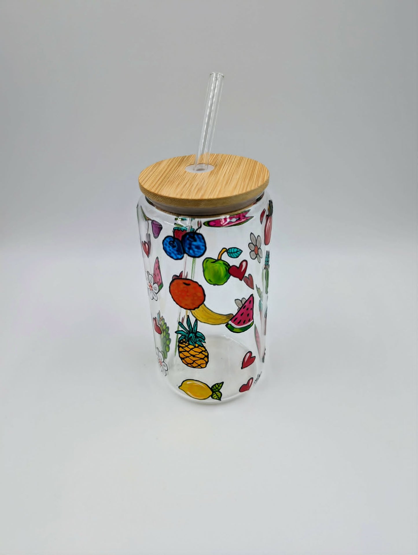 Verre canette fruits mélangés, verre 16 onces (473 ml)