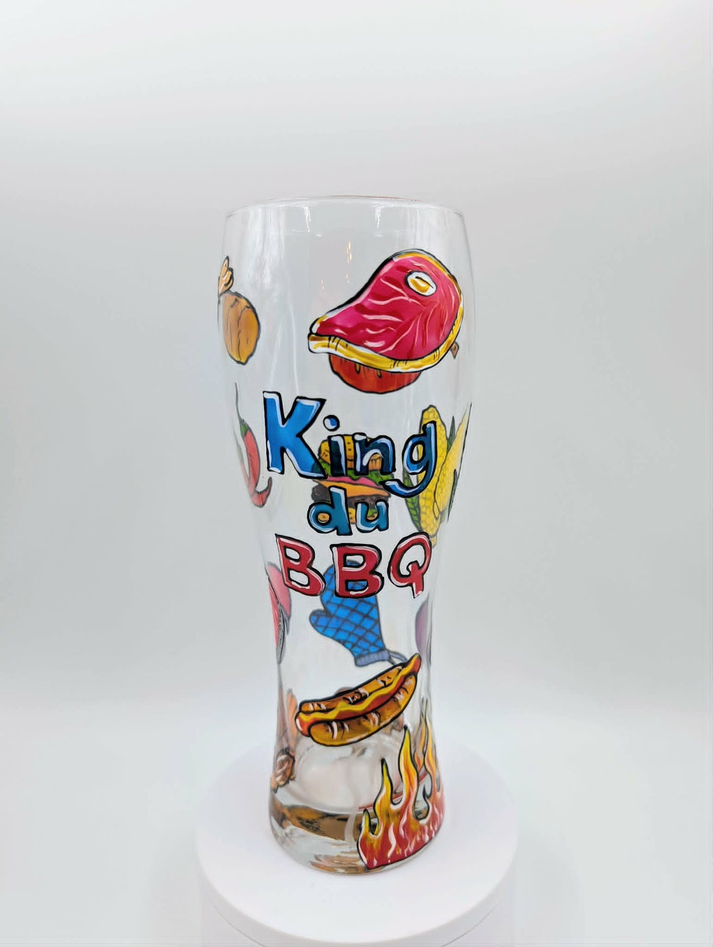 Verre à bière King du BBQ, 20 onces