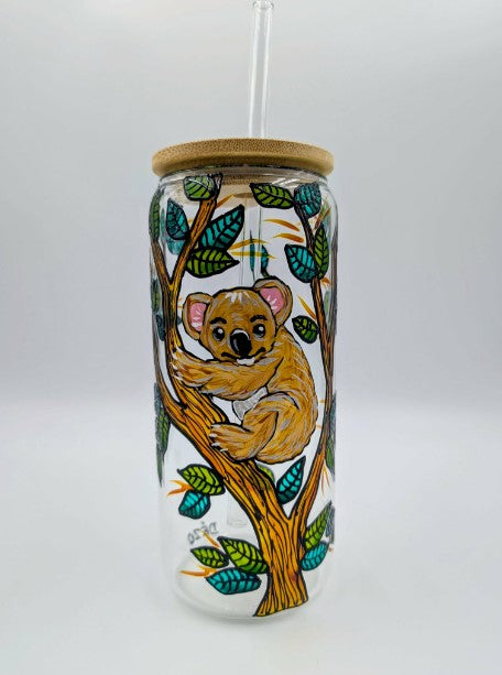 Verre canette koala * prêt à partir * 16 onces (473 ml)
