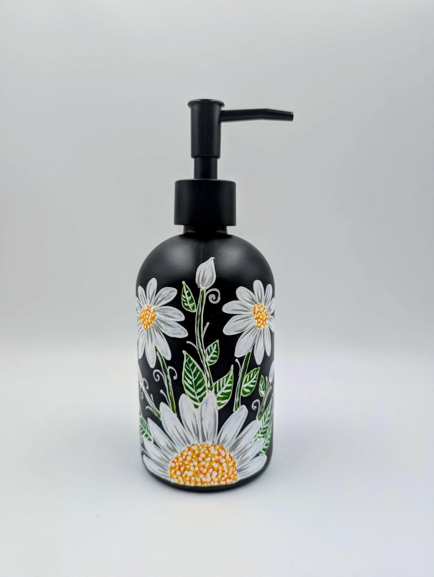 Pompe à savon marguerites blanches * Prête à partir *