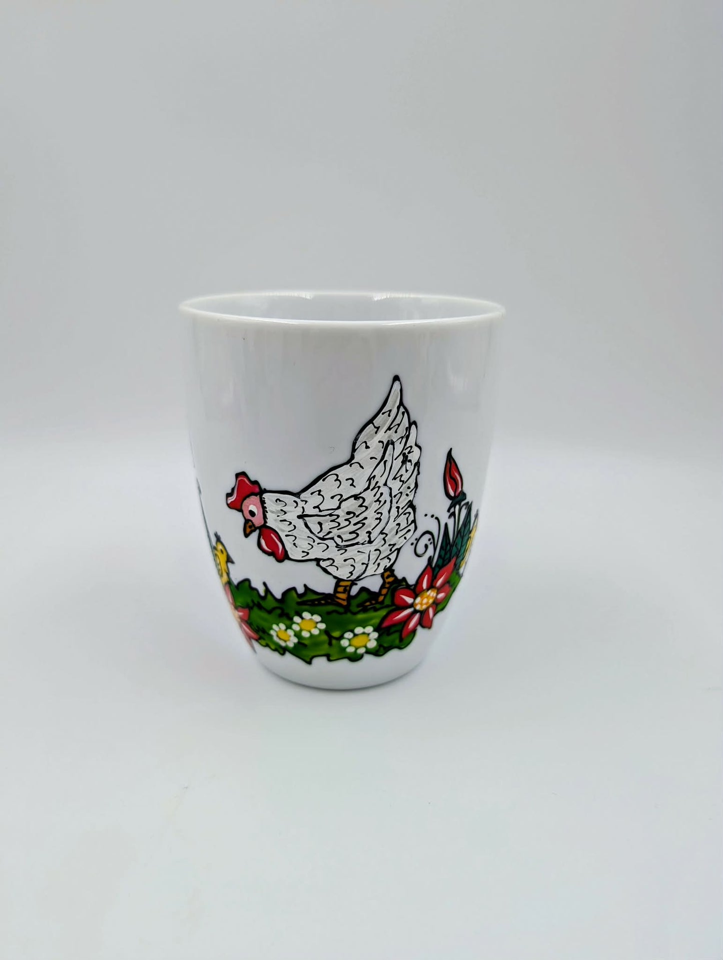 Tasse poule et poussins