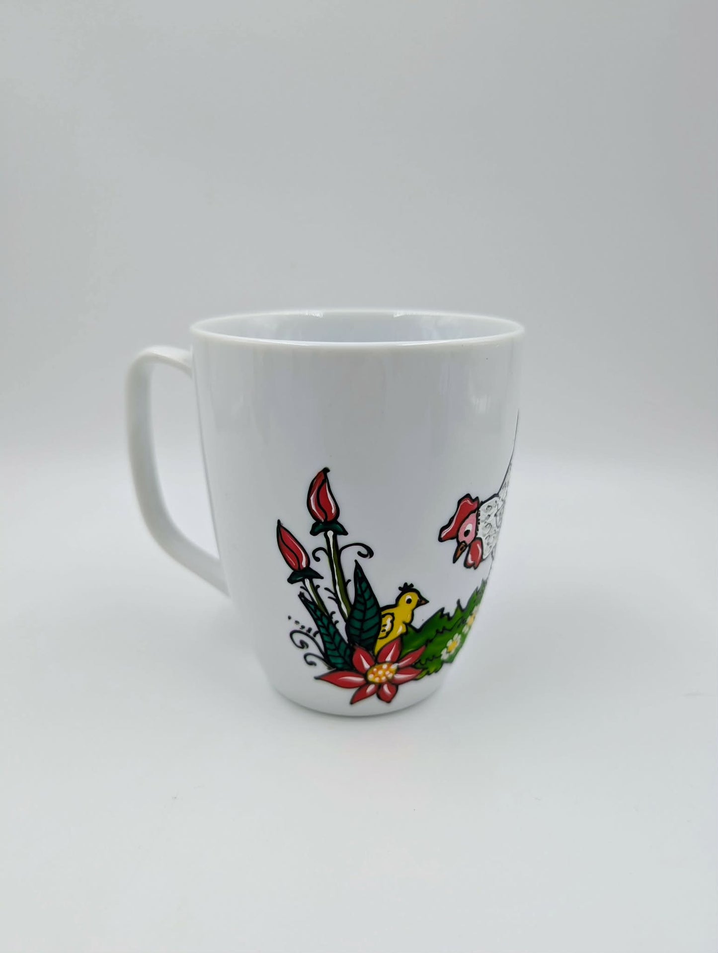 Tasse poule et poussins