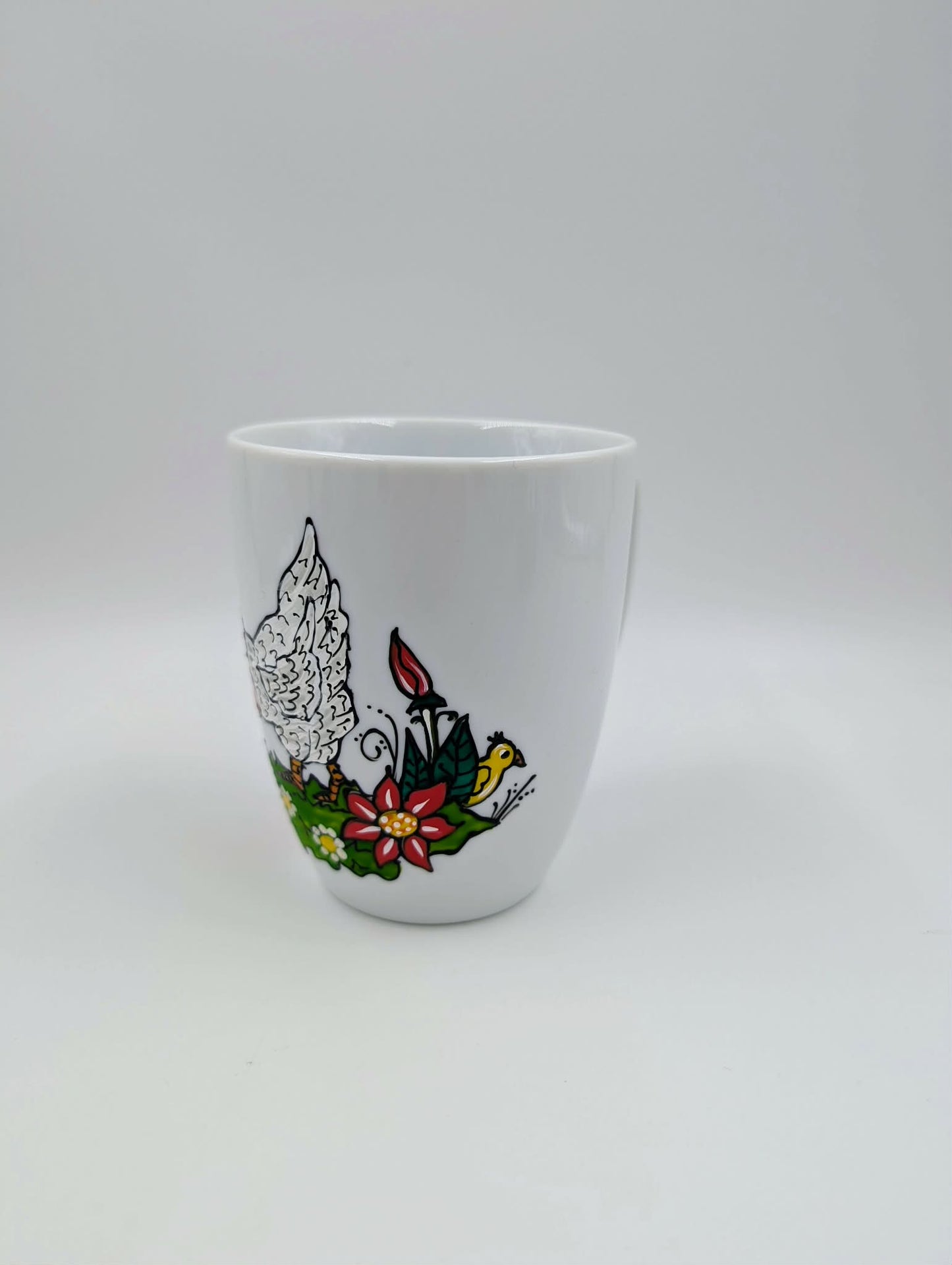 Tasse poule et poussins