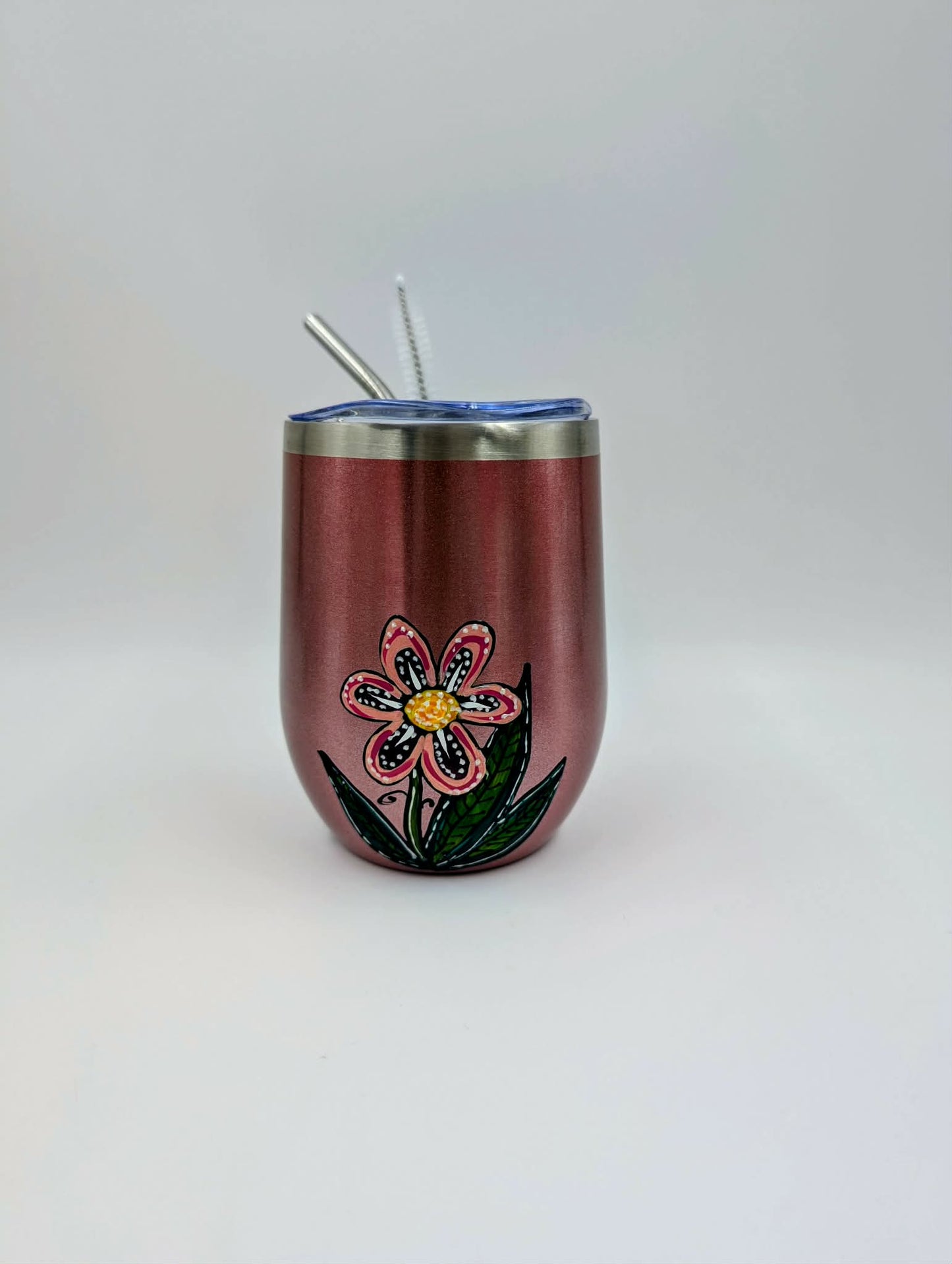 Gobelet isotherme tête de mort guirly ** Prêt à partir **