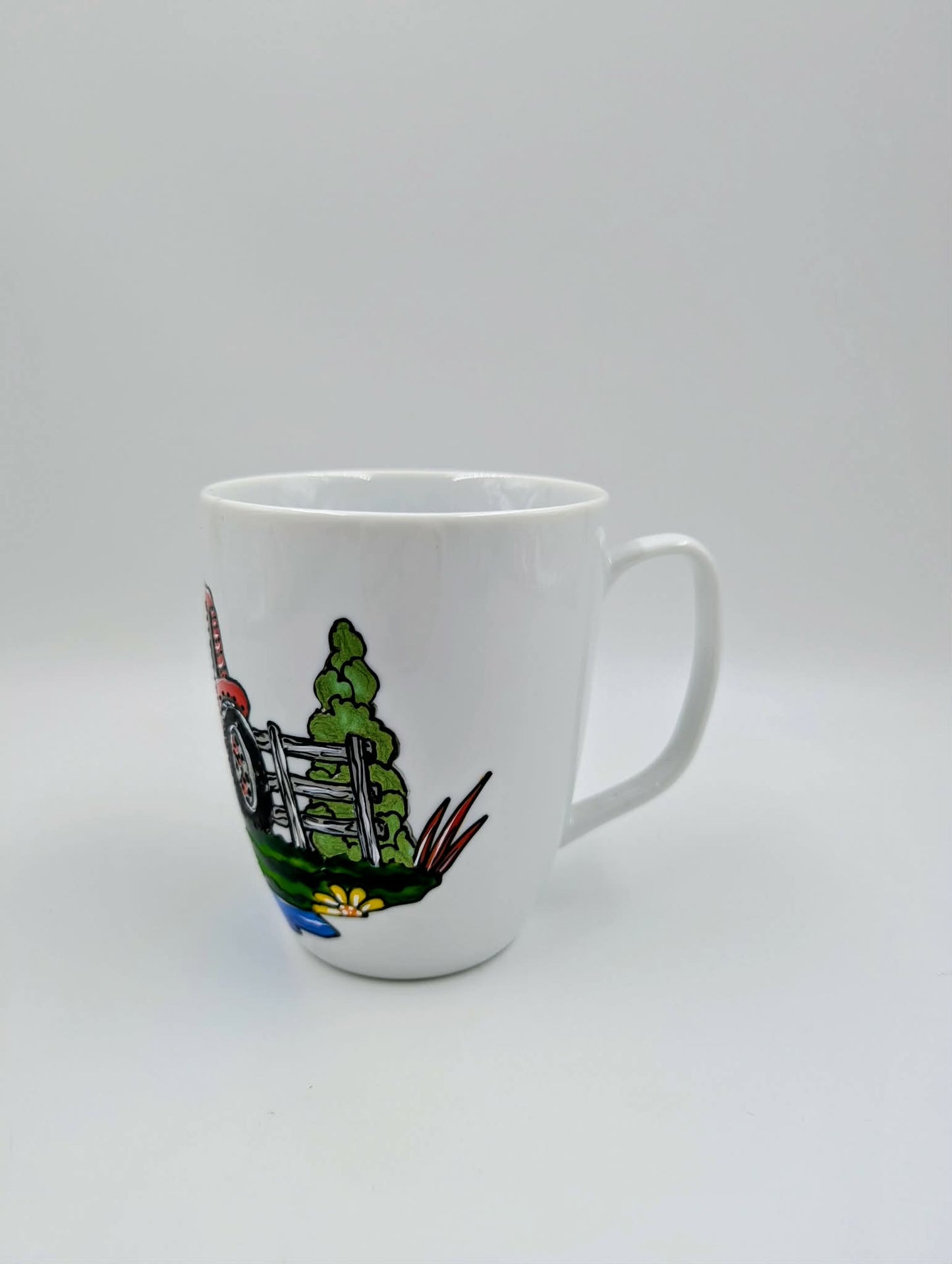 Tasse tracteur rouge