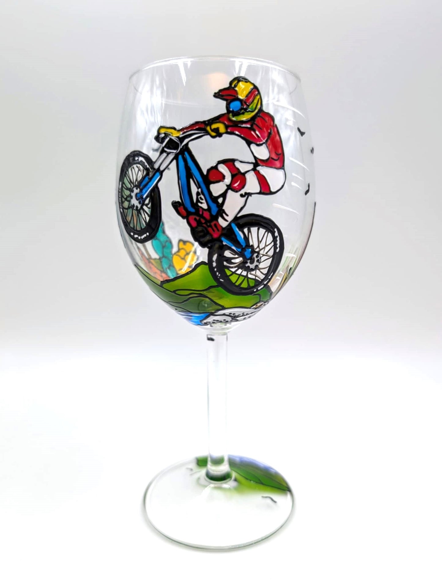 Coupe à vin vélo de montagne
