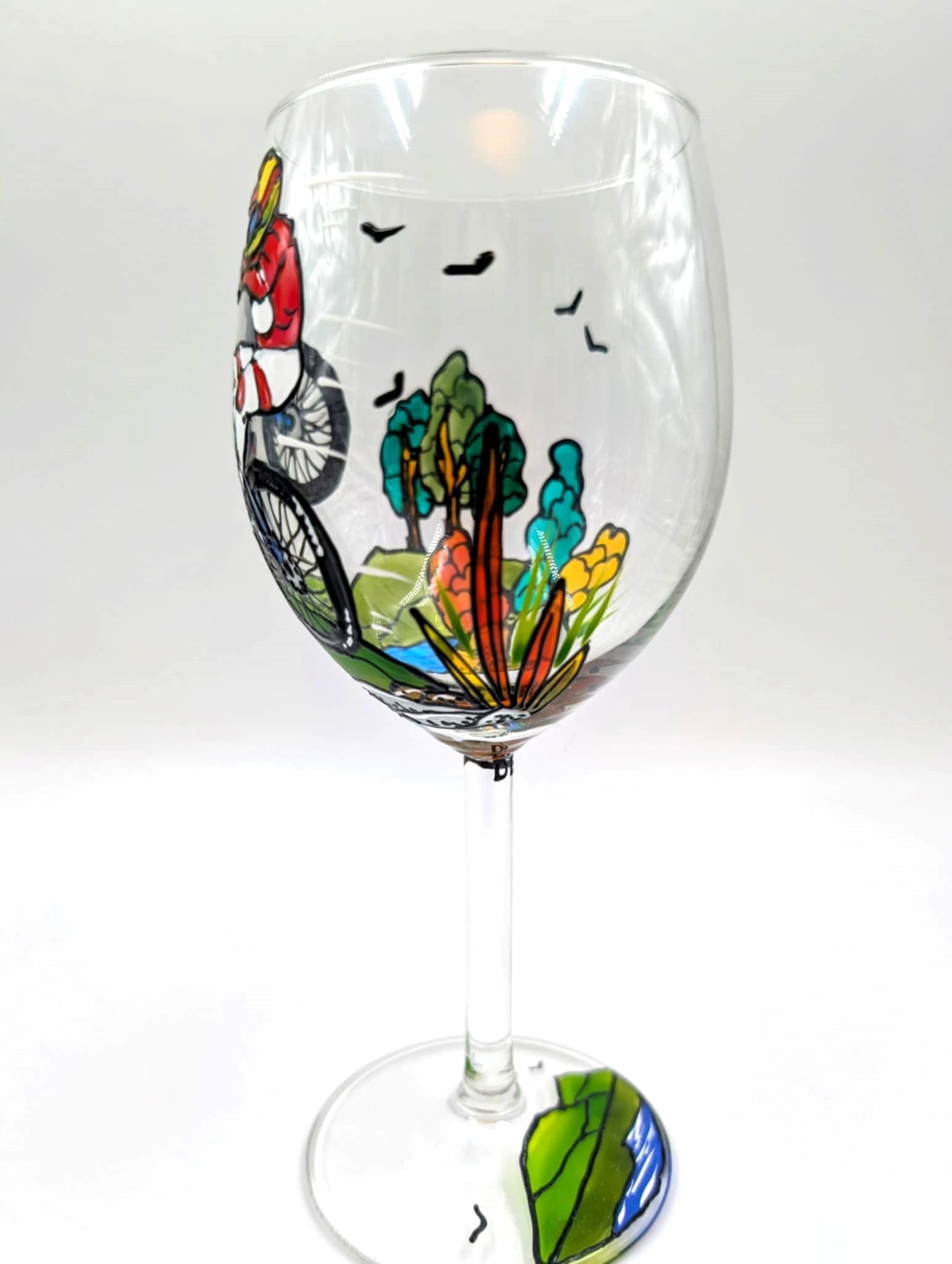 Coupe à vin vélo de montagne